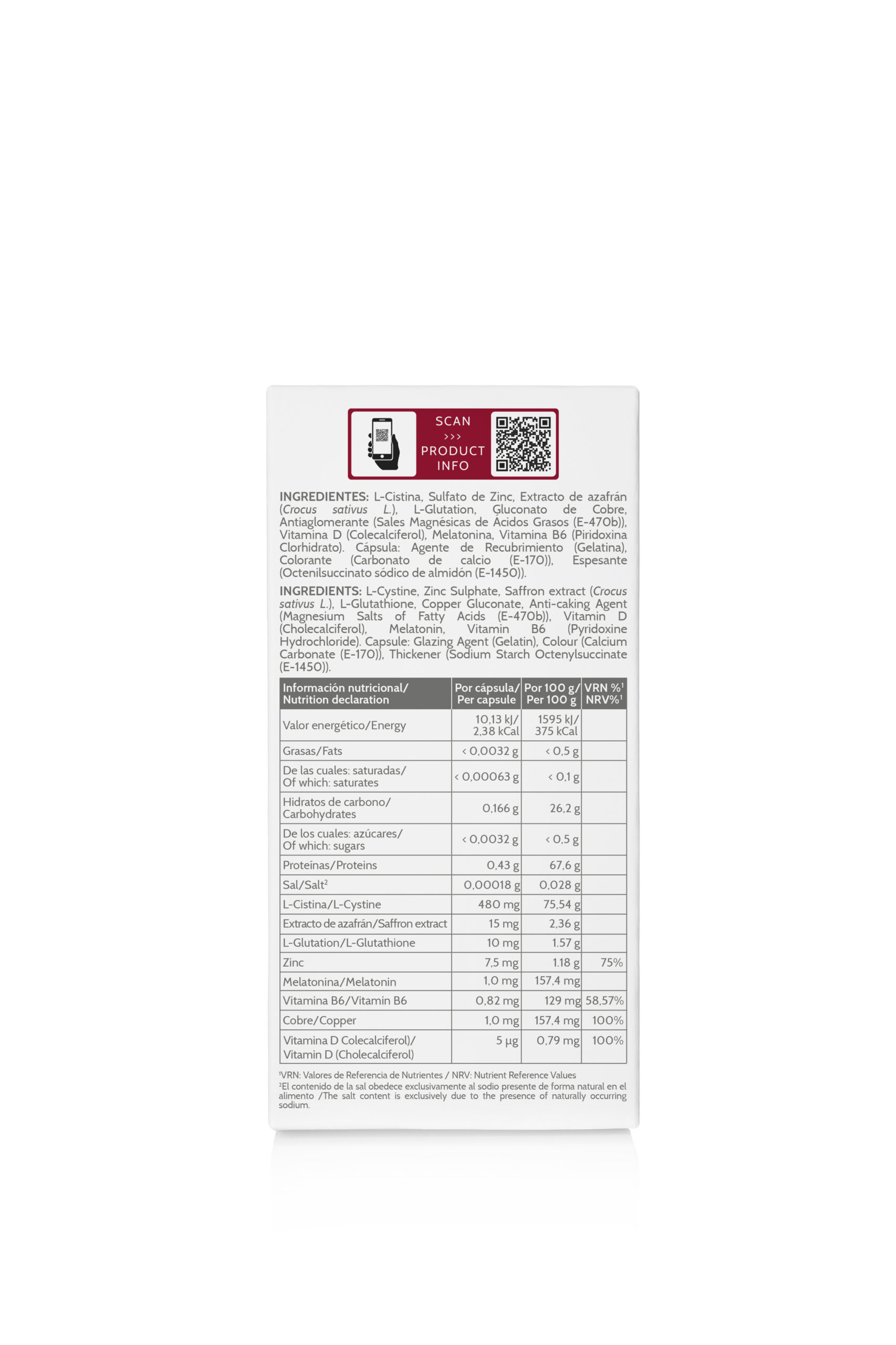 Iraltone forte melatonina 60 cápsulas - Imagen 2