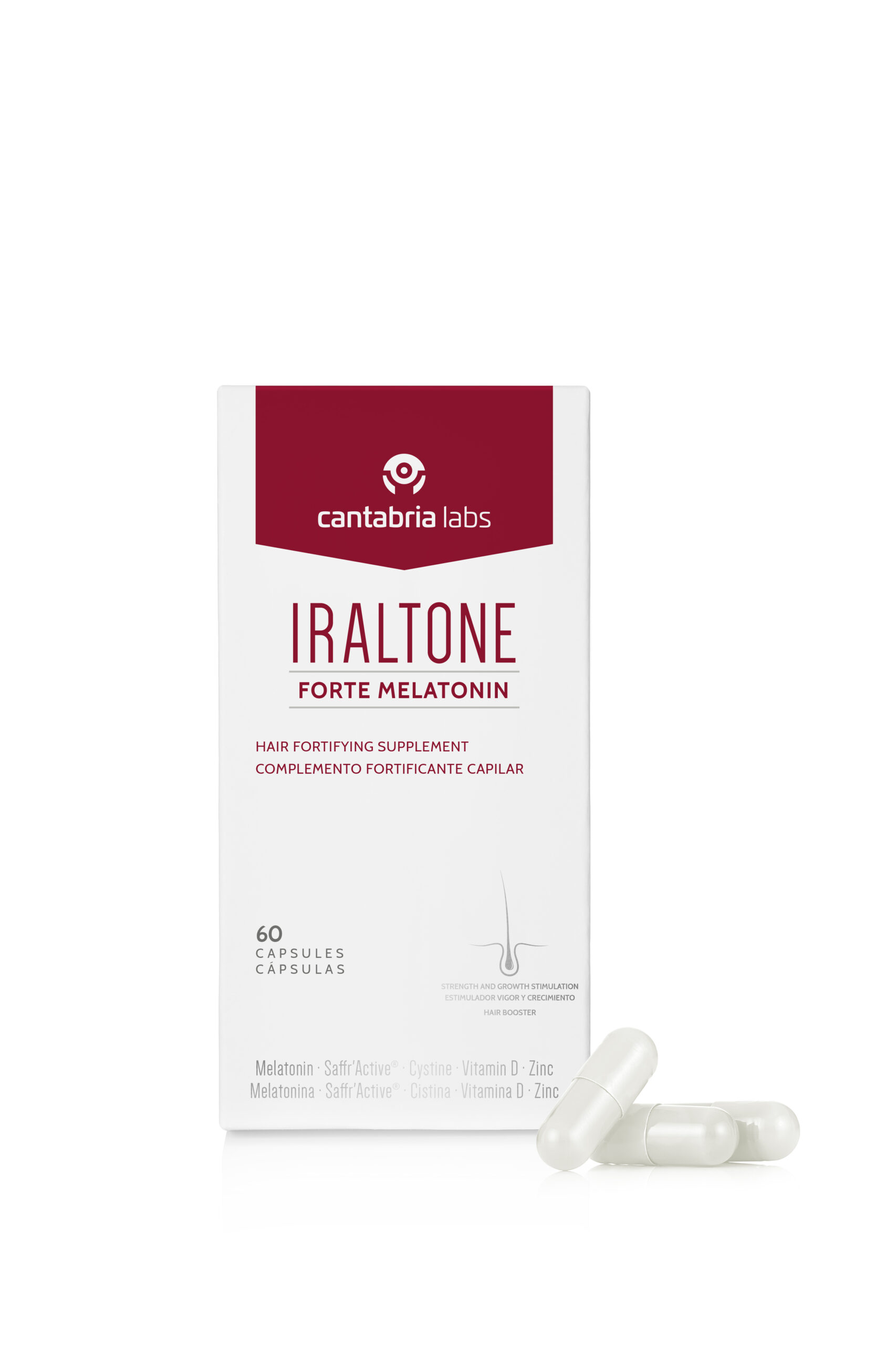 Iraltone forte melatonina 60 cápsulas